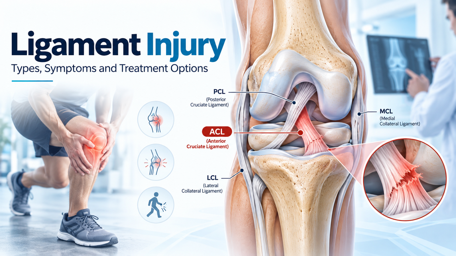 Ligament Injury: Types, Symptoms and Treatment Options