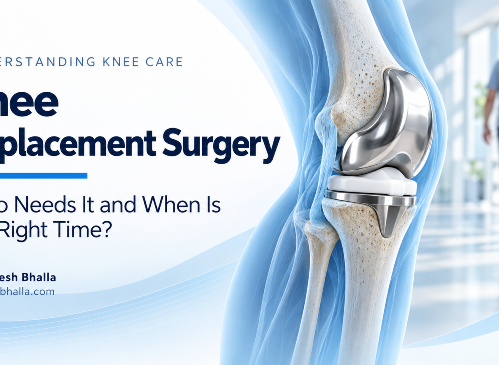 Knee replacement surgery in Delhi by Dr. Bhalla